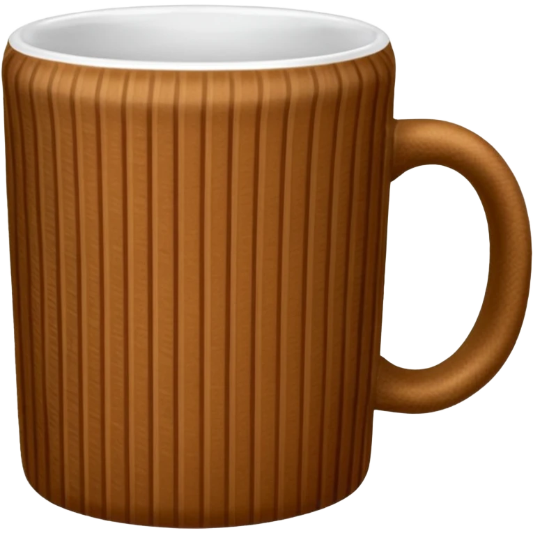 Patterned Corduroy texture ridges mug emoji