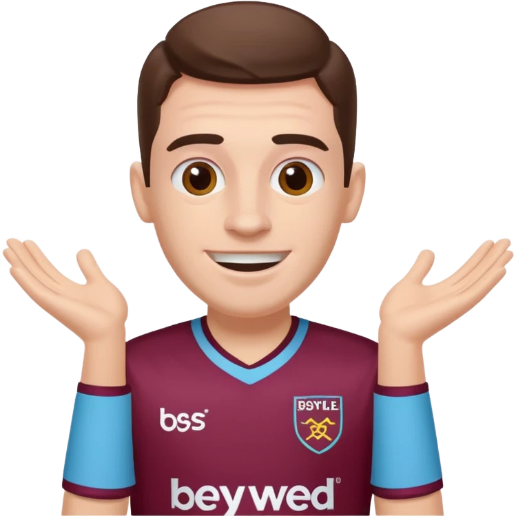 West Ham fan happy with BOYLE on their jersey emoji