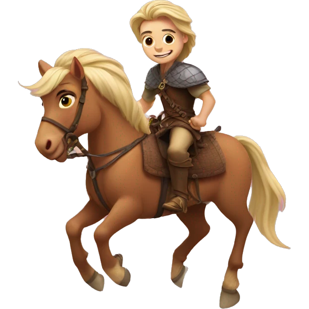 Flyn rider from rapunzel  emoji
