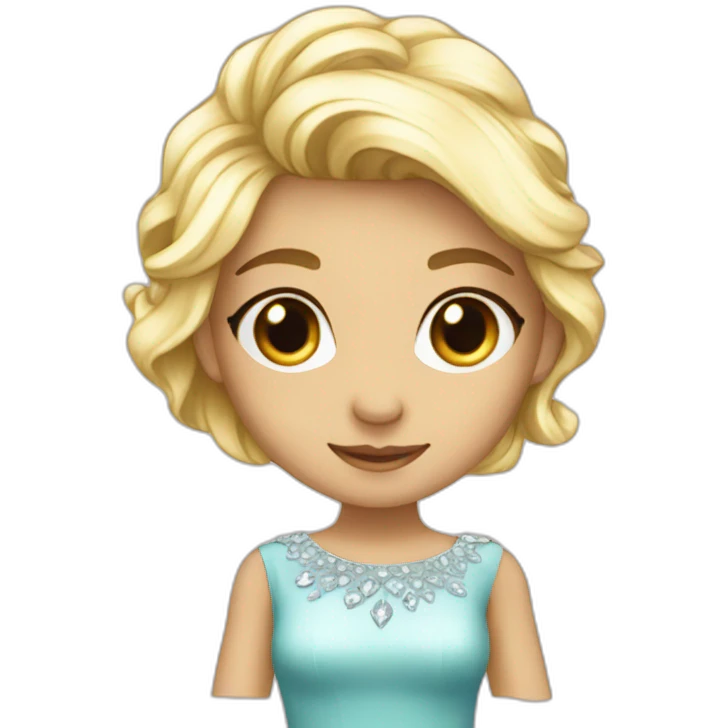 Diamant-Dress emoji