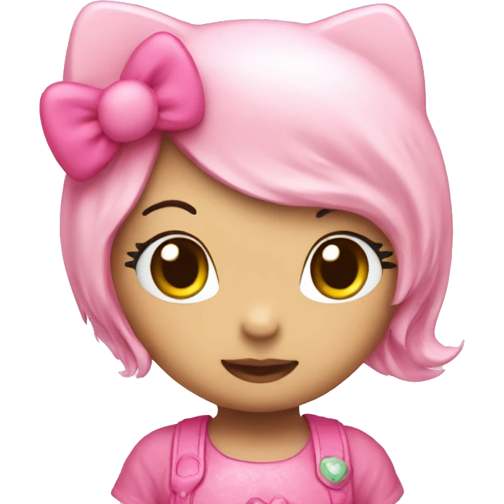 hello kitty pink emoji