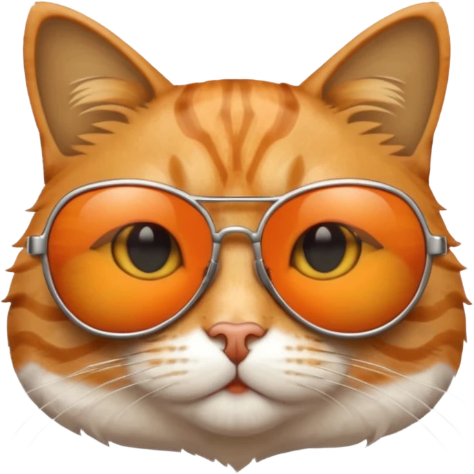 Cat wearing sunglasses emoji