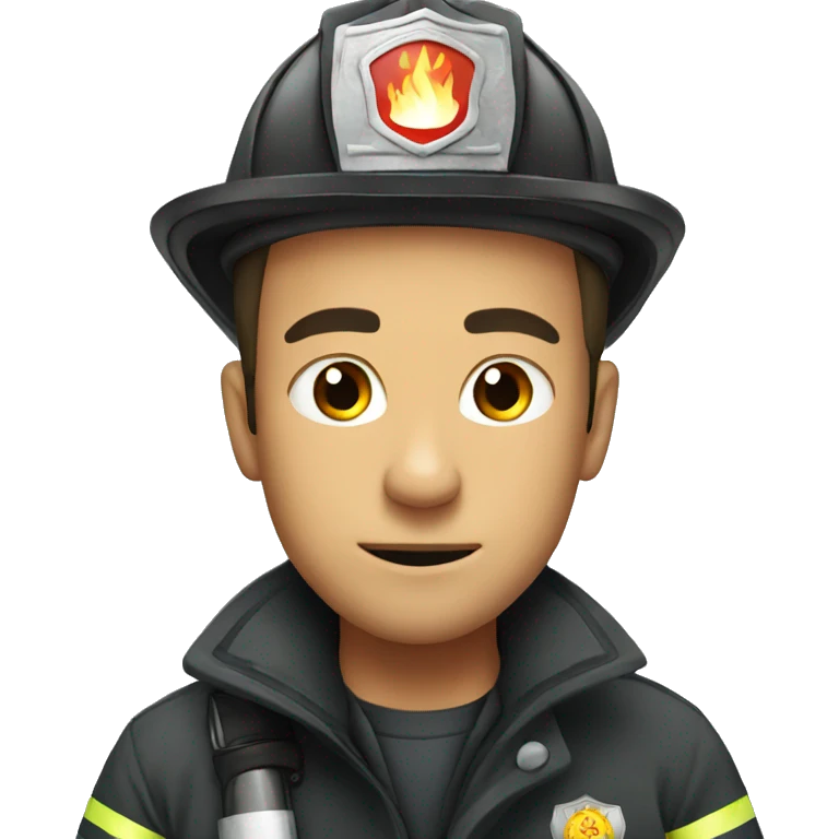 Cold firefighter emoji