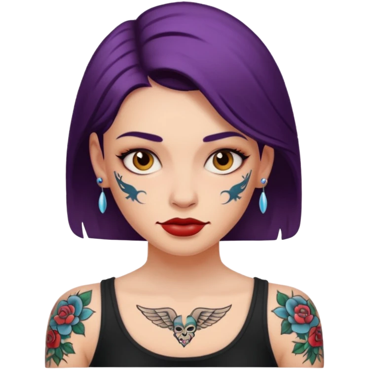 a tatoo woman emoji