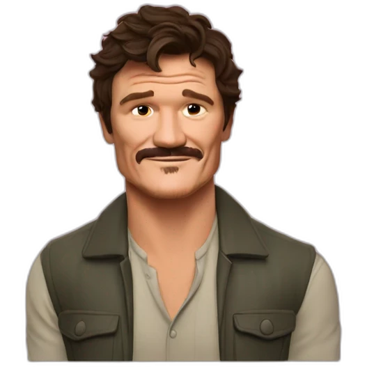 pedro pascal has an idea emoji