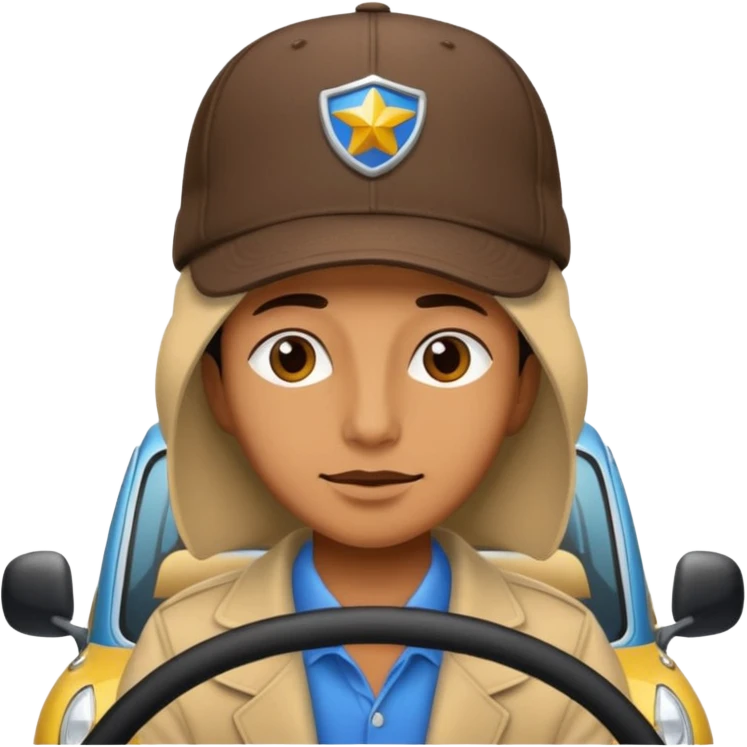 A car ave hat emoji