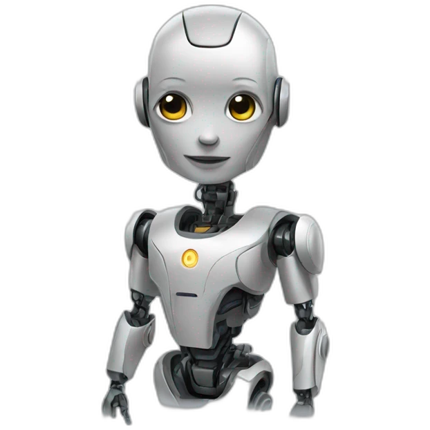 Ai human robot emoji