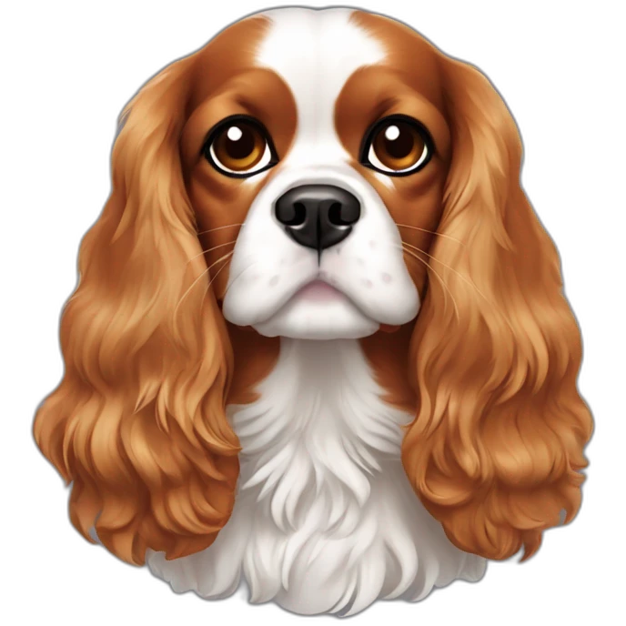 Dog Cavalier King Charles Spaniel emoji