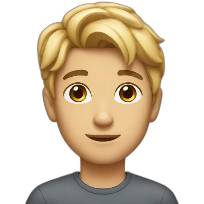 A very, very, very beautiful boy  emoji