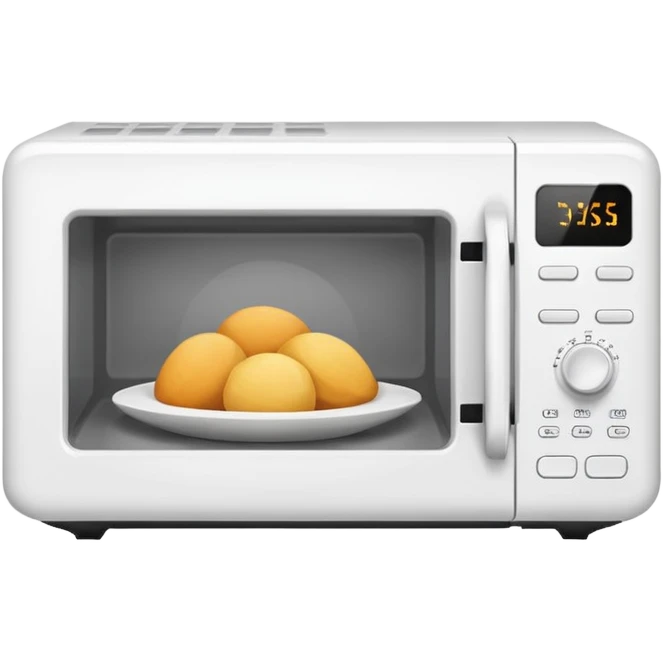 white microwave emoji