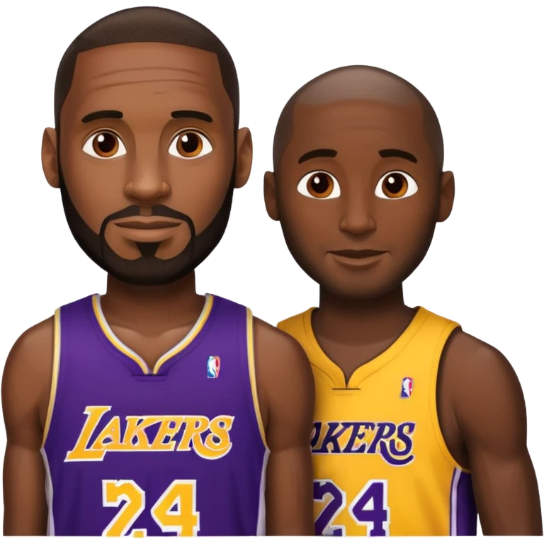 LeBron James and Kobe Bryant emoji