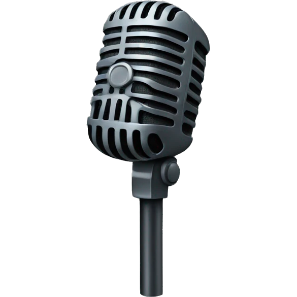 Radio mic emoji