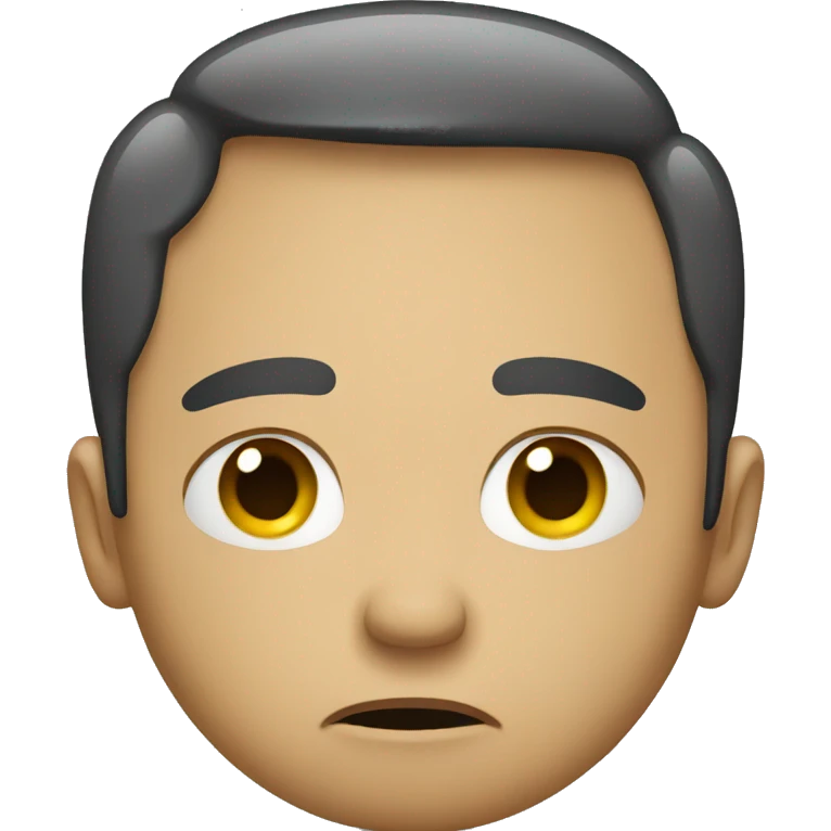 A man crying  emoji