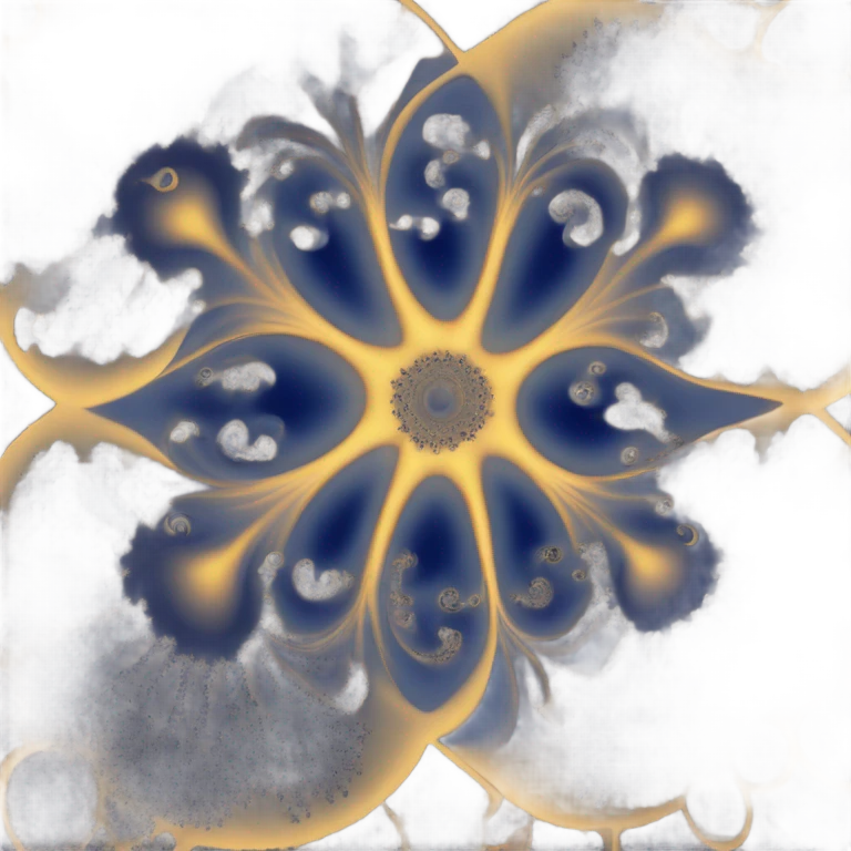 Mandelbrot set emoji
