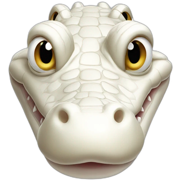 albino alligator emoji