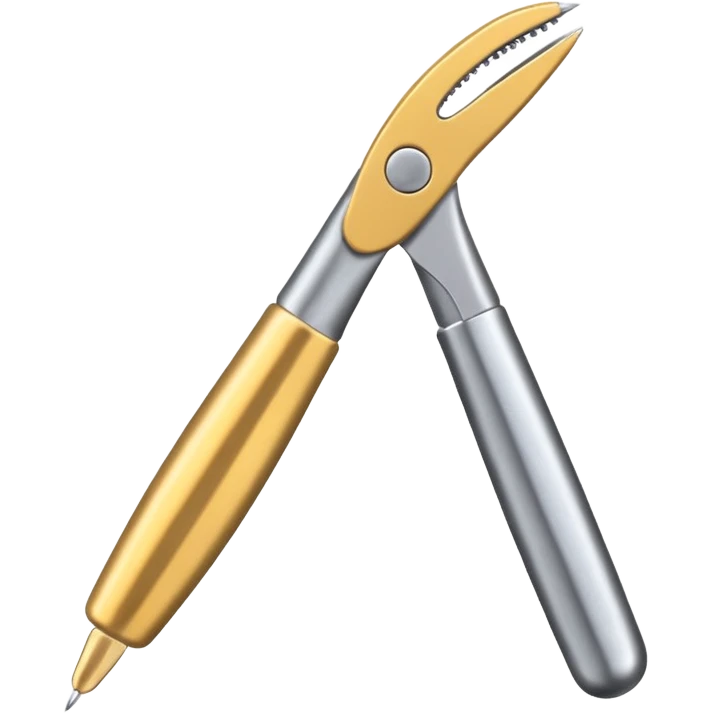 hand pinching tweezers emoji