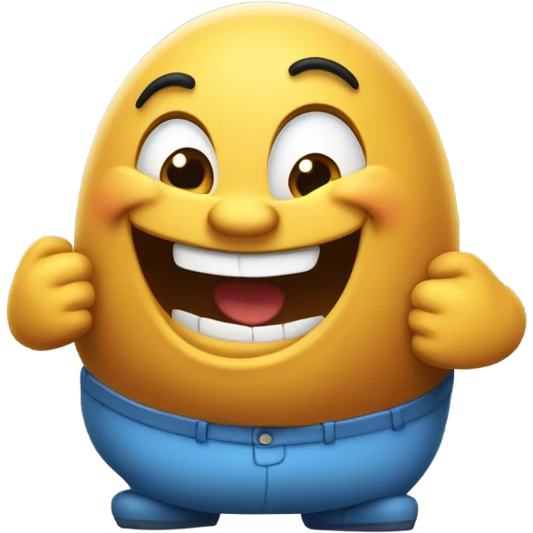 Funny full belly emoji