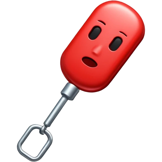 exclamation mark full red no face emoji