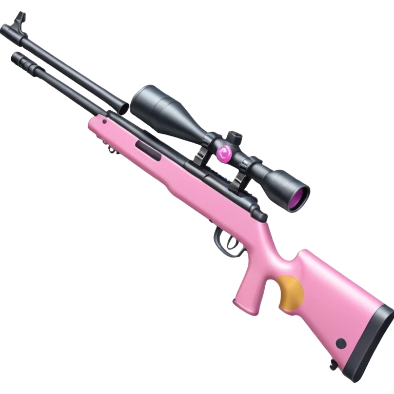 Pretty pink sniper gun emoji