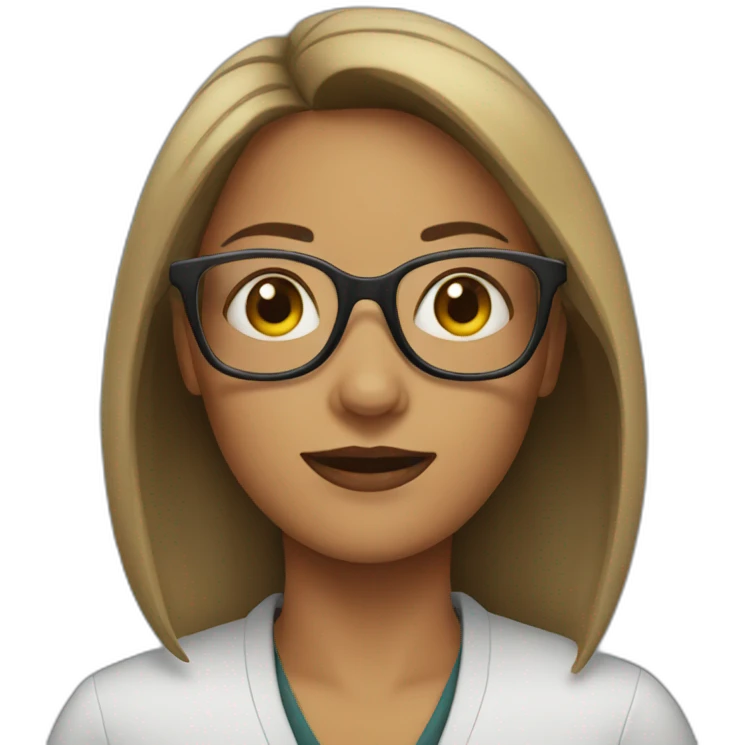 woman-in-glasses emoji