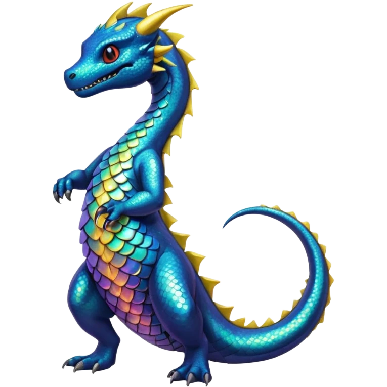 Sparkly Shiny Draco-Salandit (full body) emoji