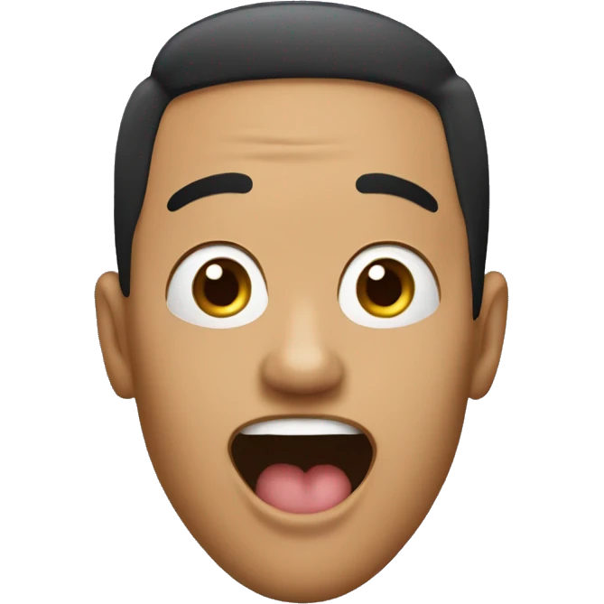 A transgender guy making funny face with hi tongue  emoji