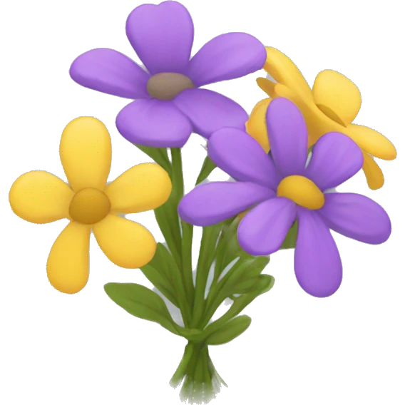 Wild flower boquet emoji