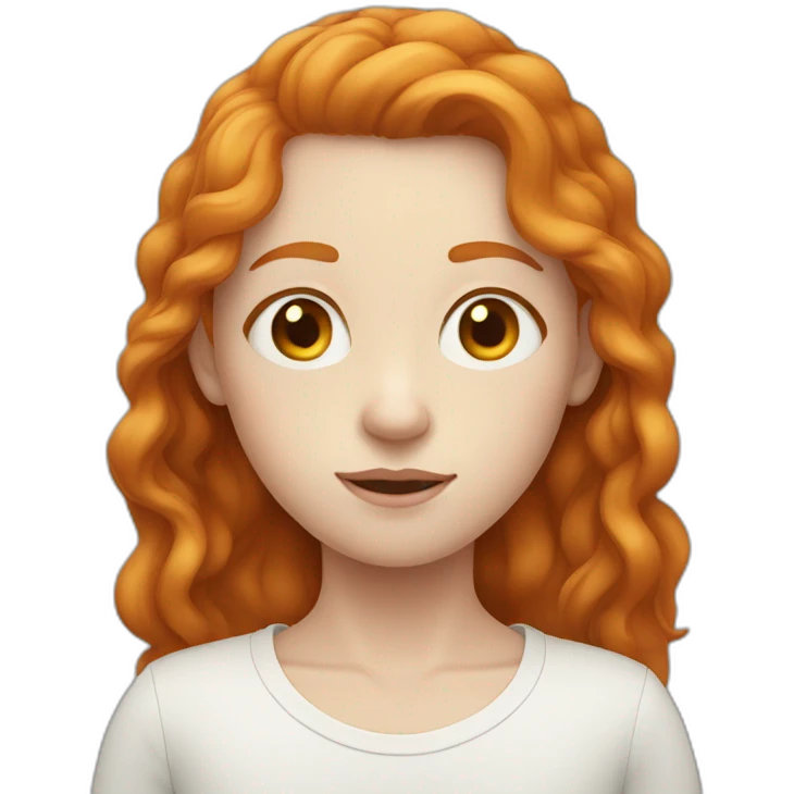 ginger person with heterochromia emoji