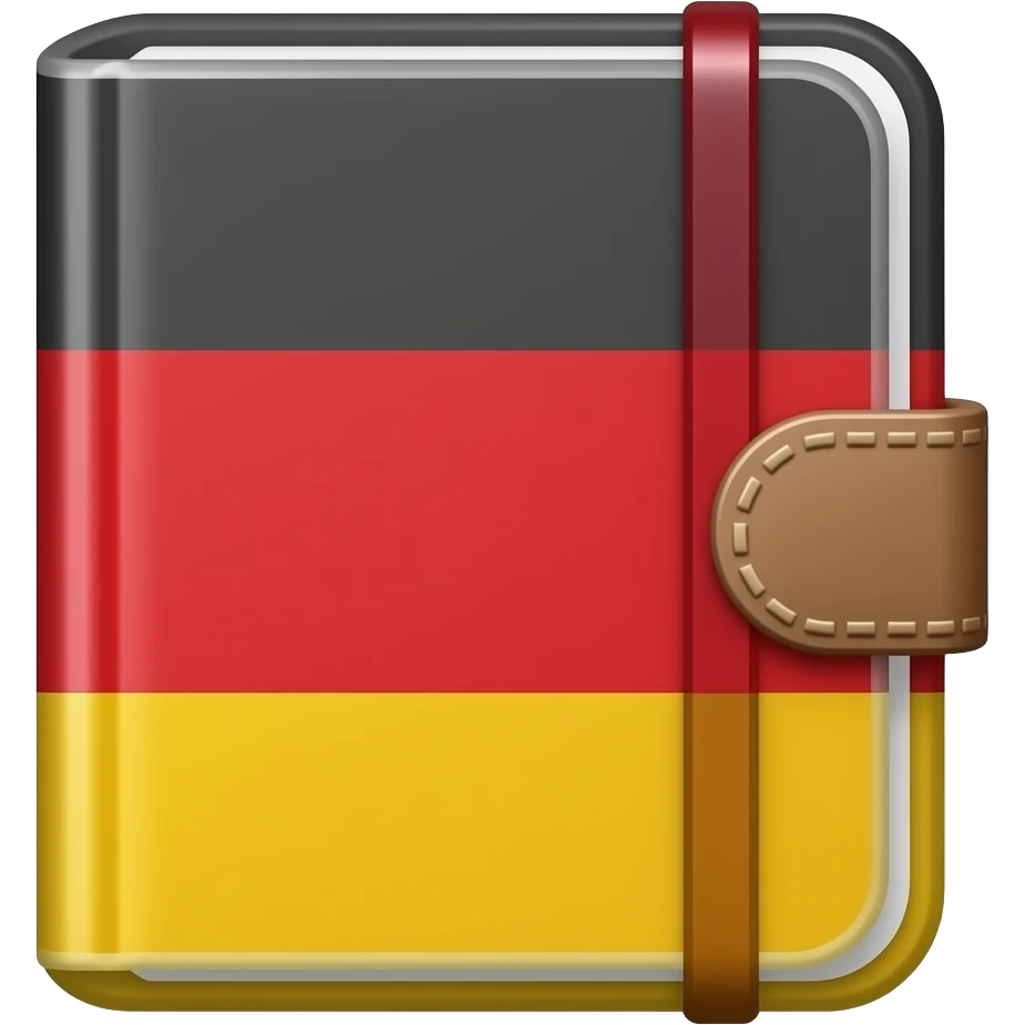 diary cover of Germany emoji