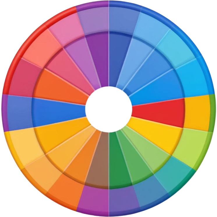 color wheel emoji