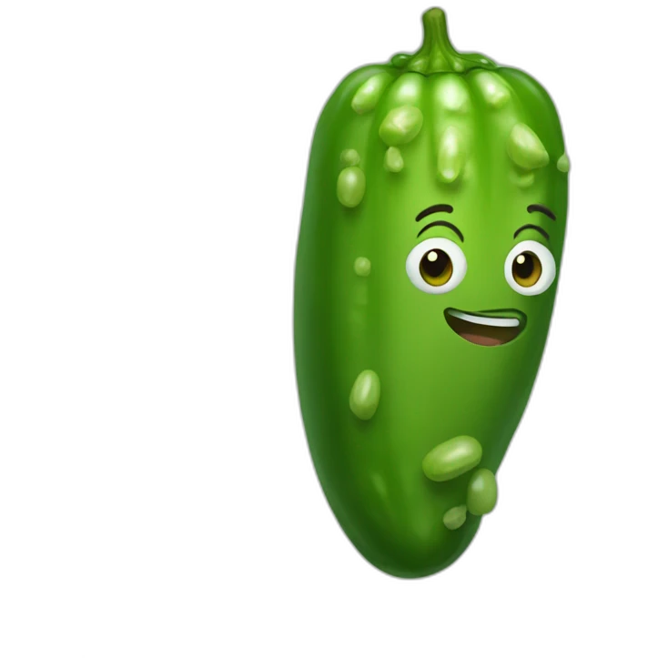 human pickle emoji