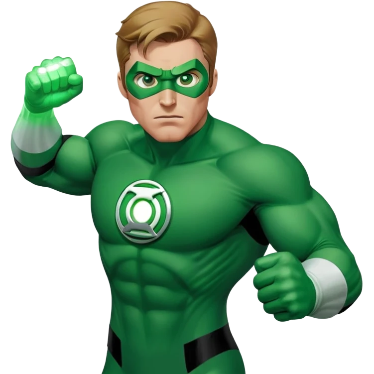 classic Green Lantern superhero emoji