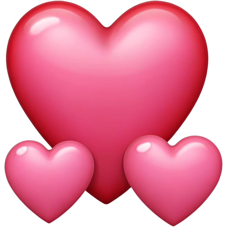 Pinkish red heart emoji