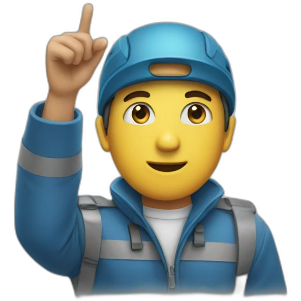 Main en coeur emoji