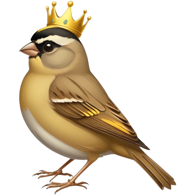 Golden Crowned Sparrow emoji