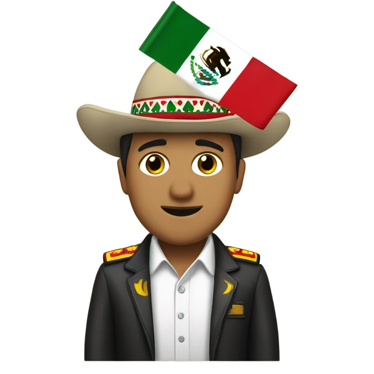 mexikaner mit schweizer flagge emoji