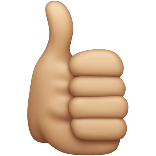 Thumbs up emoji