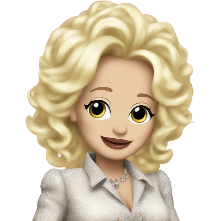 Dolly Parton happy new year  emoji