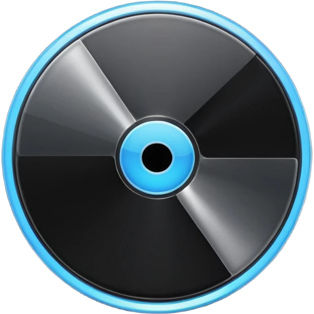 black computer disk emoji