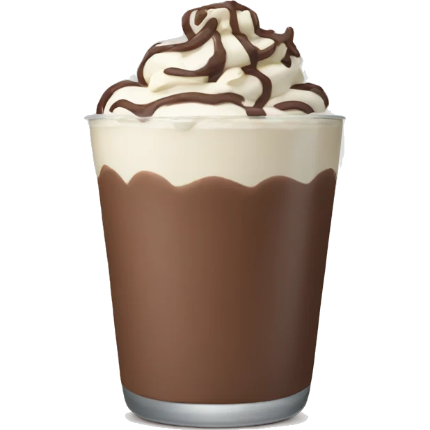 Chocolate milkshake  emoji