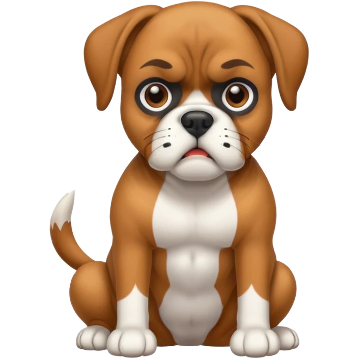 Boxer dog  emoji