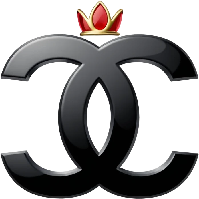 Make the double C Chanel logo emoji
