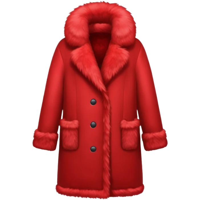 red fur coat emoji