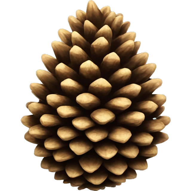 aesthetic pine cone emoji