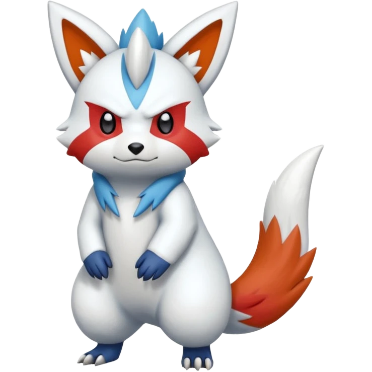 Victini-Oshawott-Zangoose-Fakémon-hybrid-creature (full body)  emoji
