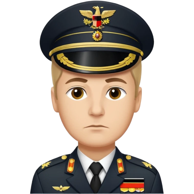 Military General with German flag emoji