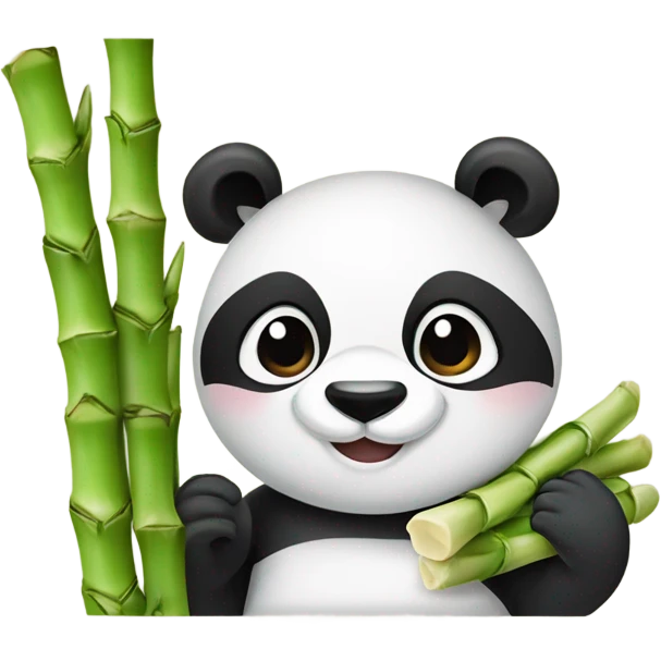 Panda bamboo emoji