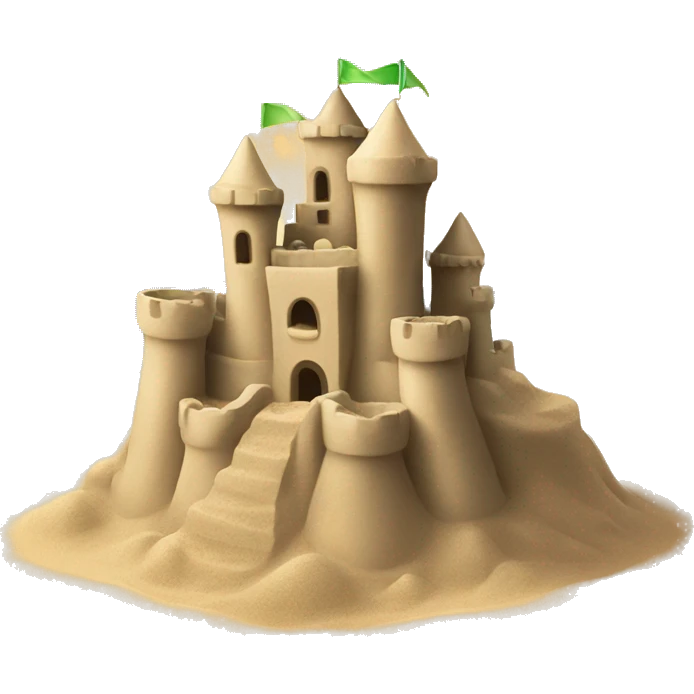 sand castle emoji
