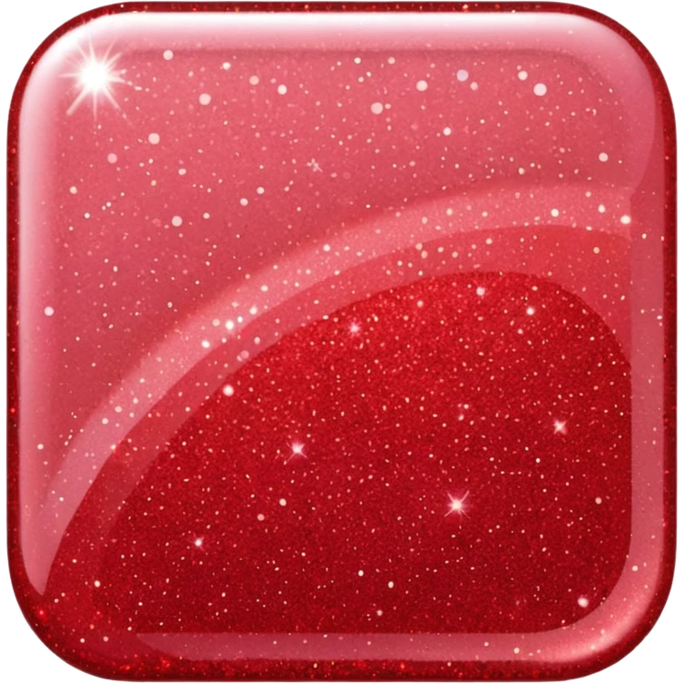 red glitter fix emoji