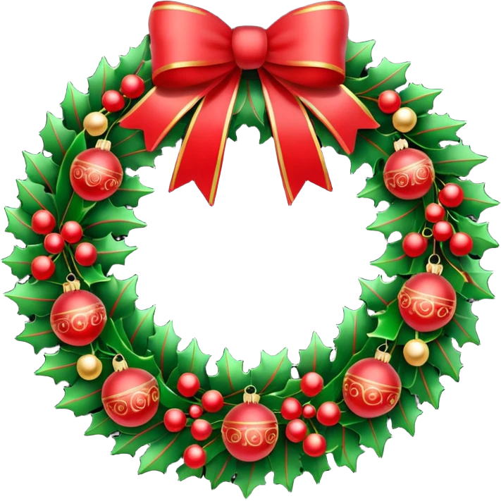 Christmas wreaths  emoji